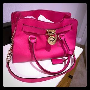 Michael kors Hamilton pink handbag